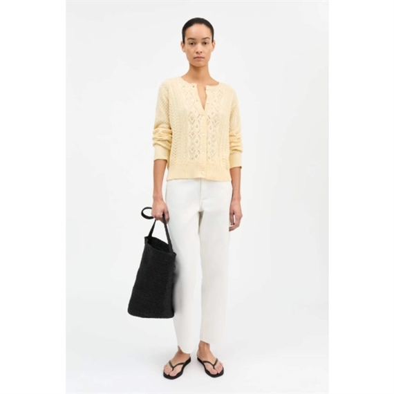 Skall Studio Alexa Cardigan, Pastel Yellow